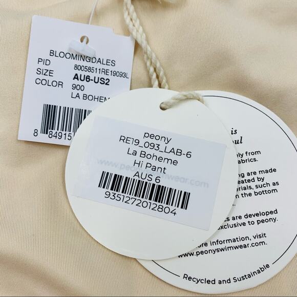 Peony La Boheme High Waist Belted Bikini Bottom - Picture 7 of 12